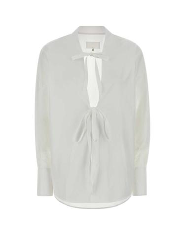 [해외직구][X45]메종마르지엘라 S29DT0016S43001 100 여성 셔츠 남방 블라우스 White poplin shirt