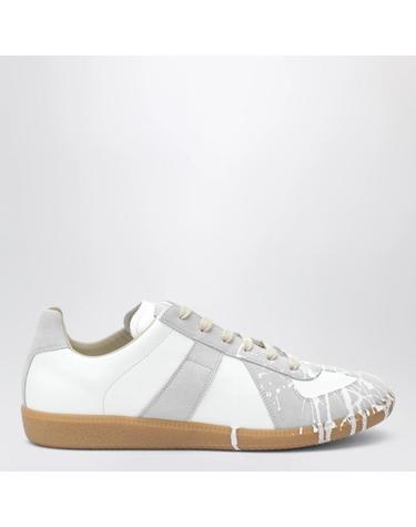 [해외직구][T56]메종마르지엘라 S57WS0517P7799 White 남성 스니커즈 로우탑