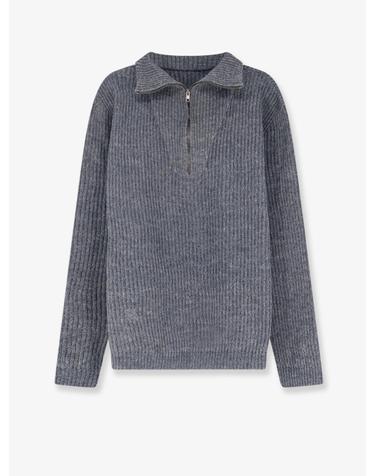 [해외직구][N85]메종마르지엘라 S67HL0008 남성 니트 스웨터 가디건 MAISON maison margielaRibbed linen and wool blend sweater