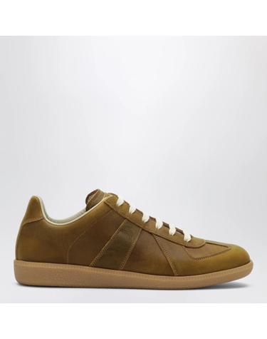 [해외직구][T56]메종마르지엘라 S57WS0517P7936 Beige 남성 스니커즈 로우탑