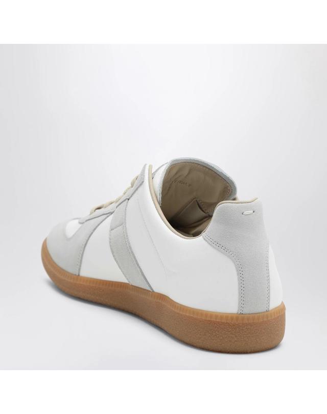 메종 마르지엘라 [해외직구][T56]메종마르지엘라 S57WS0236P1895 White 남성 스니커즈 로우탑 착용컷