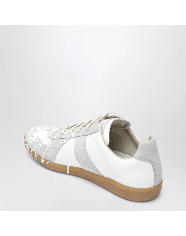 메종 마르지엘라 [해외직구][T56]메종마르지엘라 S57WS0517P7799 White 남성 스니커즈 로우탑 착용컷