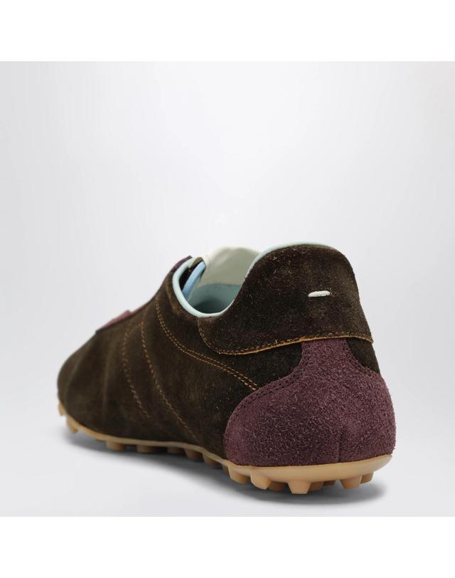 메종 마르지엘라 [해외직구][T56]메종마르지엘라 S97WS0104P7857 Brown 남성 스니커즈 로우탑 착용컷