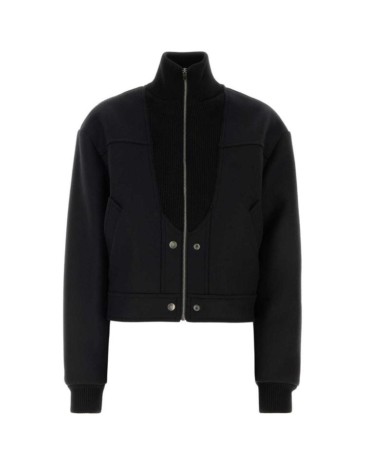 [해외] [X45]메종마르지엘라 S29AM0424M36132 900 여성 자켓 베스트 블레이저 봄버 데님 Black wool jacket FH2JXX01031