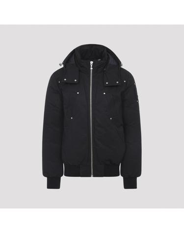 [해외직구][D14]무스너클 M35MB000S 305 BLACK BLACK 남성 자켓 코트 아우터 Moose Knuckles Original Ballistic Bomber Jacket