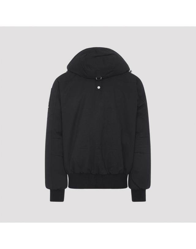 무스너클 [해외직구][D14]무스너클 M35MB000S 305 BLACK BLACK 남성 자켓 코트 아우터 Moose Knuckles Original Ballistic Bomber Jacket 착용컷