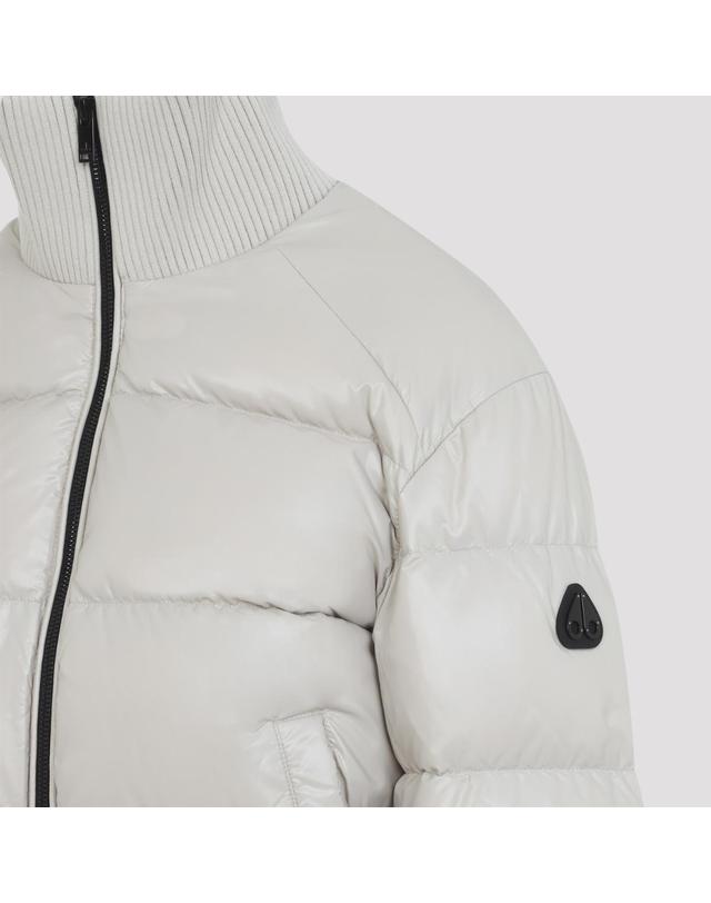 무스너클 [해외직구][D14]무스너클 M36LB007 1705 ALABASTER 여성 자켓 코트 아우터 Moose Knuckles Queens Bomber 착용컷