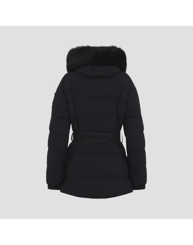 무스너클 [해외직구][D14]무스너클 M36LJ181GS 305 BLACK 여성 자켓 코트 아우터 Moose Knuckles Giillet 3Q Jacket 착용컷