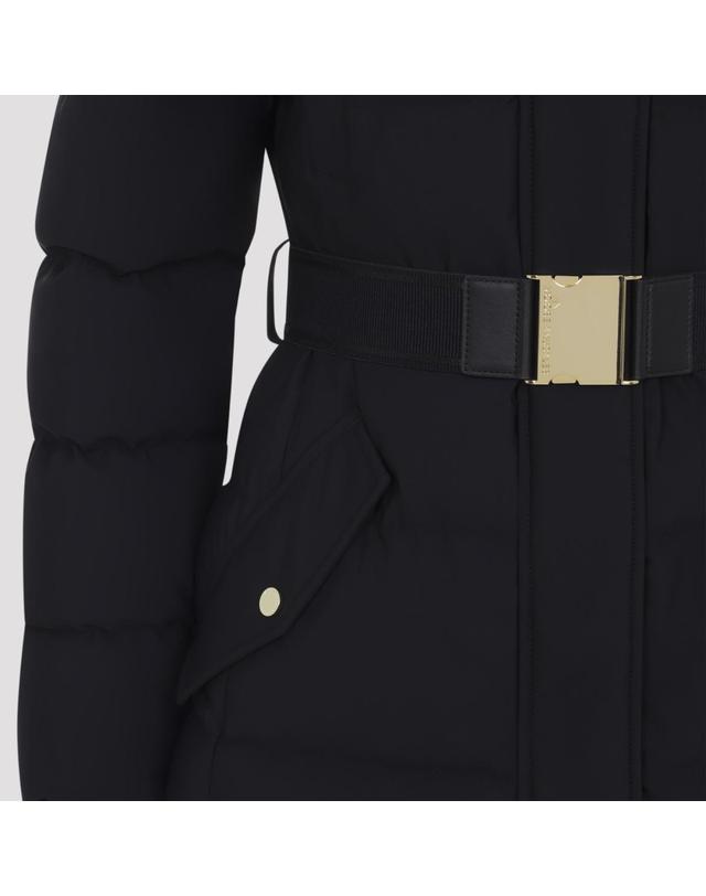 무스너클 [해외직구][D14]무스너클 M36LJ181GS 305 BLACK 여성 자켓 코트 아우터 Moose Knuckles Giillet 3Q Jacket 착용컷