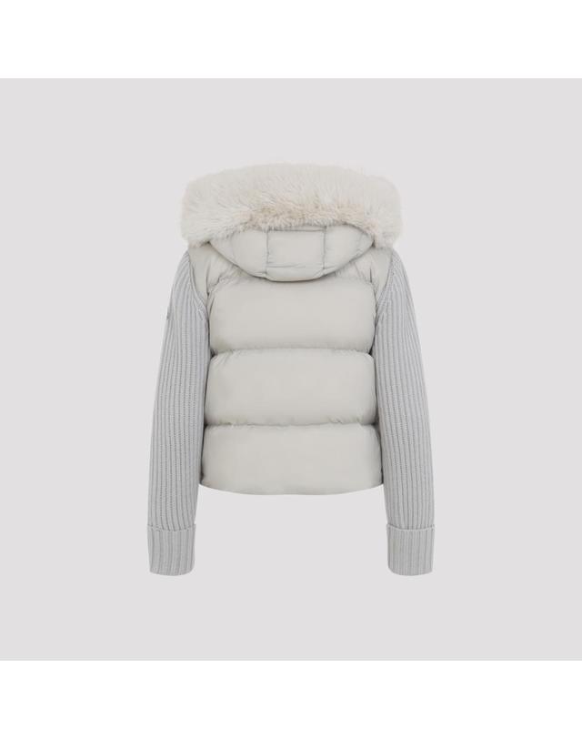 무스너클 [해외직구][D14]무스너클 M36LK660W 1859 ALABASTER 여성 자켓 코트 아우터 Moose Knuckles Everest Hybred Hooded Jacket 착용컷