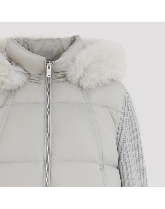 무스너클 [해외직구][D14]무스너클 M36LK660W 1859 ALABASTER 여성 자켓 코트 아우터 Moose Knuckles Everest Hybred Hooded Jacket 착용컷