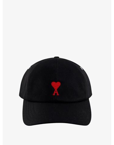 [해외직구][N85]AMI PARIS BFUCP006 남성 모자 비니 버킷햇 캡 AMI PARIS Cotton hat with embroidered logo on the front
