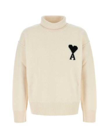 [해외직구][X45]아미 UKS839018 151 남성 셔츠 남방 긴팔 반팔 Ivory wool sweater