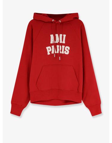 [해외직구][N85]AMI PARIS USW803 남성 맨투맨 후드 스웨트셔츠 AMI PARIS Organic cotton sweatshirt