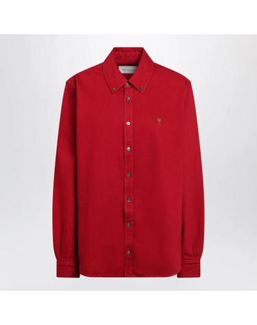 [해외직구][T56]Ami Paris USH786DE0133 Red 여성 셔츠 남방 블라우스