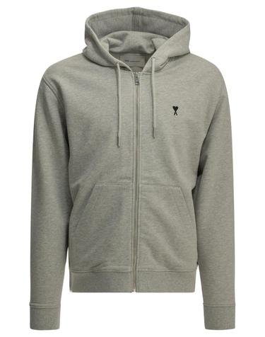 [해외직구][V90]Ami Paris HSW7657300951 남성 스웨트셔츠 후드 맨투맨 Ami de Couer Zip Up Sweatshirt