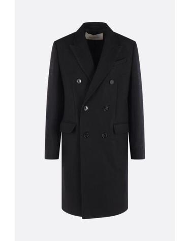 [해외직구][E32]AMI PARIS HCO110WV0078001 남성 코트 하프코트 롱코트 싱글 더블코트 트렌치 재킷 AMI PARIS double breasted coat in wool