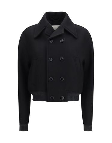 [해외직구][K68]AMI PARIS FJK946WV0078 001 여성 자켓 베스트 봄버 파카 베스트 블레이저 Wool double breasted Bomber