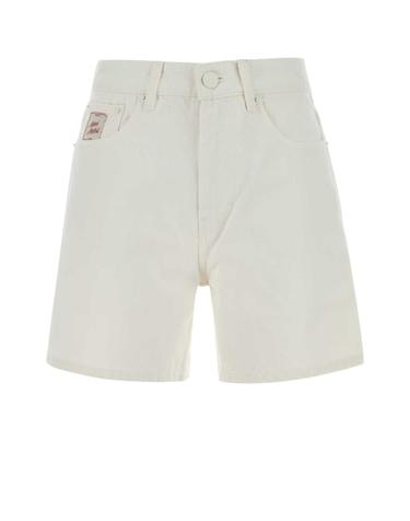 [해외직구][X45]아미 FSO839DE0126 136 여성 반바지 버뮤다팬츠 숏팬츠 쇼츠 White denim shorts