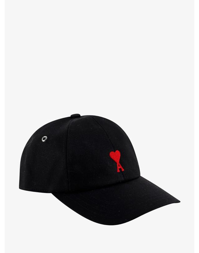 아미 [해외직구][N85]AMI PARIS BFUCP006 남성 모자 비니 버킷햇 캡 AMI PARIS Cotton hat with embroidered logo on the front 착용컷