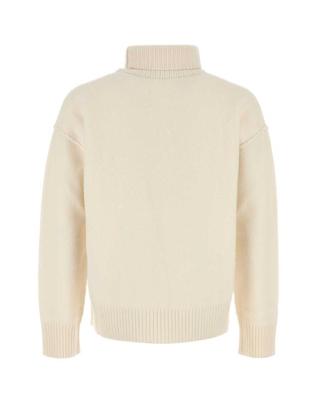 아미 [해외직구][X45]아미 UKS839018 151 남성 셔츠 남방 긴팔 반팔 Ivory wool sweater 착용컷
