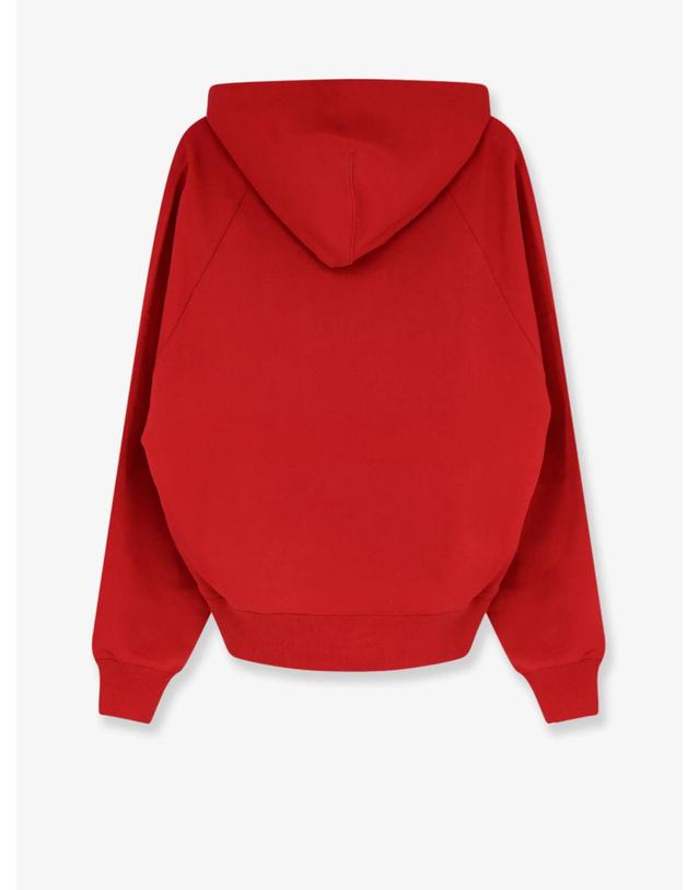 아미 [해외직구][N85]AMI PARIS USW803 남성 맨투맨 후드 스웨트셔츠 AMI PARIS Organic cotton sweatshirt 착용컷
