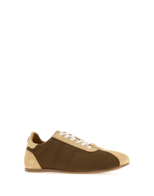 아미 [해외직구][X45]아미 USN510AW0038 220 남성 스니커즈 단화 남자스니커즈 Two tone suede and fabric sneakers 착용컷