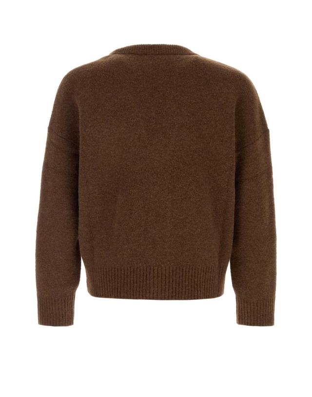 아미 [해외직구][X45]아미 UKC365KN0135 A362 남성 스웨터 니트 가디건 Brown stretch alpaca blend cardigan 착용컷