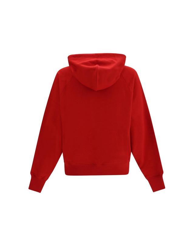 아미 [해외직구][K68]AMI PARIS USW803JE0273 A202 남성 맨투맨 스웨트셔츠 후드 Embroidered cotton Hoodie 착용컷