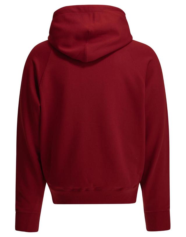 아미 [해외직구][V90]Ami Paris USW803JE0273A202 남성 스웨트셔츠 후드 맨투맨 Ami Paris Hoodie 착용컷