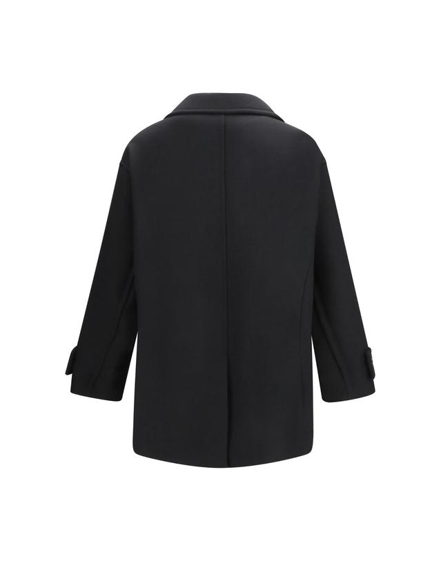 아미 [해외직구][K68]AMI PARIS HCO480WV0078 001 남성 코트 하프 롱 트렌치코트 레인코트 파카 Wool Pea Coat 착용컷