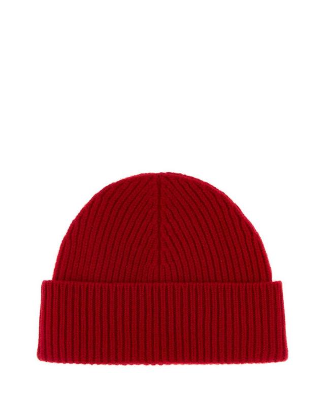 아미 [해외직구][X45]아미 UBO006018 A252 남성 모자 버킷햇 비니 헤드밴드 Red wool beanie 착용컷