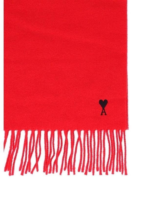 아미 [해외직구][A94]아미 USF677AW0047A186 공용 목도리 머플러 AMI AMI Scarf 착용컷