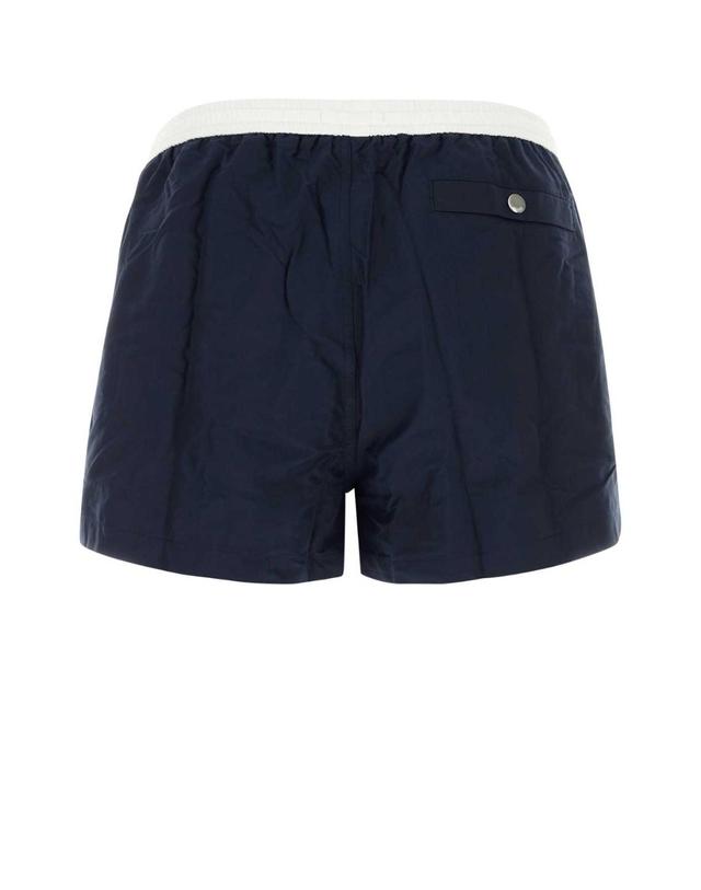 아미 [해외직구][X45]아미 HBW317PA0027 A042 남성 수영복 수윔팬츠 수영바지 Navy blue polyester swimming shorts 착용컷