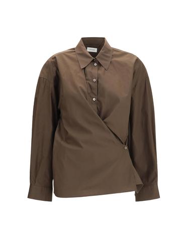 [해외직구][K68]르메르 SH1141LF1500 BR477 여성 셔츠 남방 긴팔 반팔 블라우스 Cotton blend Shirt