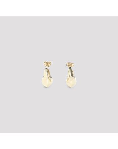 [해외직구][D14]르메르 AC278LO0050 YE540 LIGHT GOLD 여성 귀걸이 팔찌 목걸이 반지 브로치 악세사리 Lemaire Curved Mini Drop Earrings