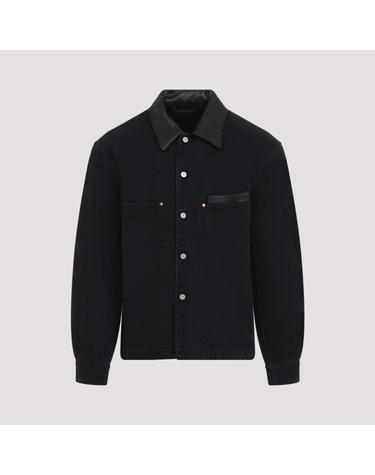[해외직구][D14]르메르 SH1310LD1075 BK999 BLACK 남성 자켓 코트 아우터 Lemaire Workwear Overshirt