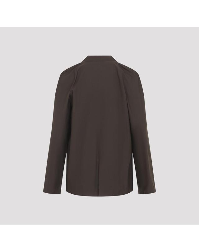 르메르 [해외직구][D14]르메르 SH1218LF1500 BR477 TRUFFLE 여성 셔츠 남방 블라우스 Lemaire Ascot Blouse 착용컷