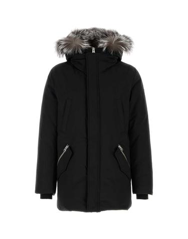 [해외직구][X45]MACKAGE EDWARDXZ BLACKSILVER 남성 다운자켓 패딩 파카 잠바 Black nylon blend Edward down jacket