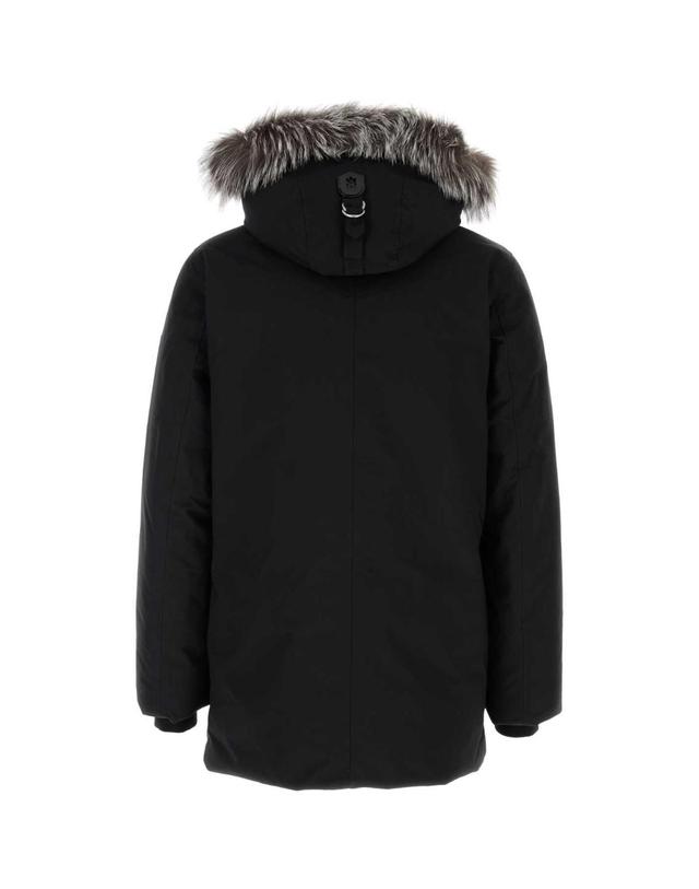 맥카지 [해외직구][X45]MACKAGE EDWARDXZ BLACKSILVER 남성 다운자켓 패딩 파카 잠바 Black nylon blend Edward down jacket 착용컷