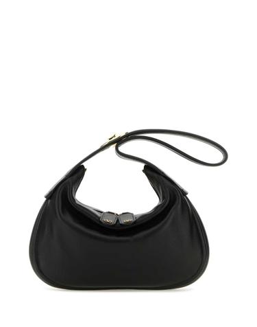 [해외직구][X45]valentino 4W0B0N54ZFJ 0NO 여성 토트백 쇼퍼백 탑핸들백 핸드백 Black nappa leather small Go Hobo shoulder bag