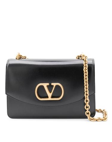 [해외직구][S27]valentino 6Y2B0D22NHZ0NO 남성 숄더백 크로스백 메신저백 가방 벨트백 범백 BLACK LEATHER VAIN SHOULDER BAG