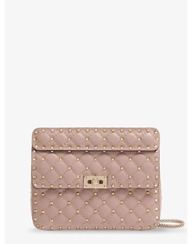 [해외직구][N85]valentino 8W2B0122NAP 여성 크로스백 숄더백 쇼퍼백 valentino Rockstud Spike leather crossbody bag with iconic all over studs