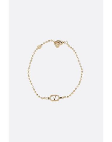 [해외직구][E32]valentino 9W2J0BG3YCW9MN 여성 목걸이 주얼리 악세사리 로고 체인 진주 넥크리스 valentino Ovalette bracelet in metal with crystals