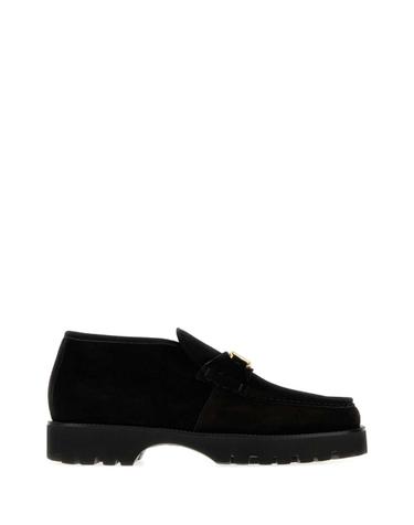 [해외직구][X45]valentino 9Y2S0M67CQZ 0NO 남성 로퍼 페니 테슬 드라이빙 옥스퍼드 드레스슈즈 Black suede VLogo Signature loafers