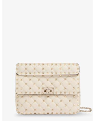 [해외직구][N85]valentino 9W2B0122NAP 여성 크로스백 숄더백 쇼퍼백 valentino Rockstud Spike leather crossbody bag with iconic all over studs