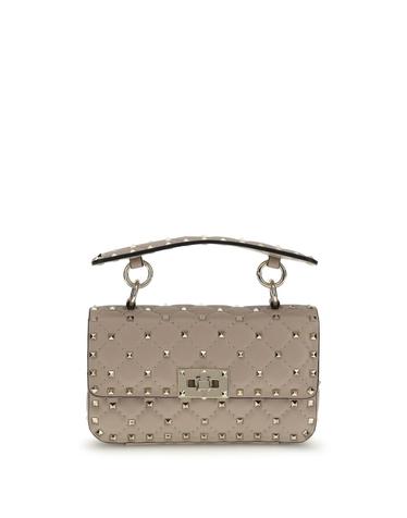 [해외직구][K68]valentino 9W2B0123NAP P45 여성 토트백 쇼퍼백 탑핸들백 핸드백 Rockstud Spike mini Top Handle Bag in nappa
