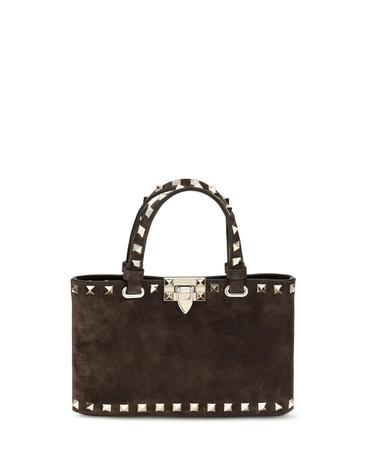 [해외직구][K68]valentino 9W2P0AT0KQQ 0TO 여성 토트백 쇼퍼백 탑핸들백 핸드백 Suede Rockstud mini Handbag