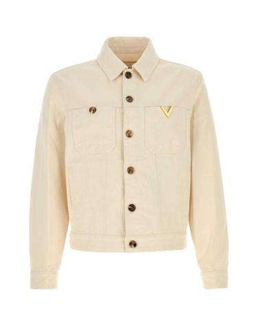 [해외직구][X45]valentino 8V3DC14FB9W A03 남성 블레이저 봄버 캐주얼자켓 Ivory denim jacket