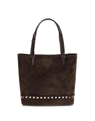[해외직구][K68]valentino 9W2B0T75KQQ 0TO 여성 숄더백 크로스백 버킷백 탑핸들백 Small Rockstud suede Tote Bag